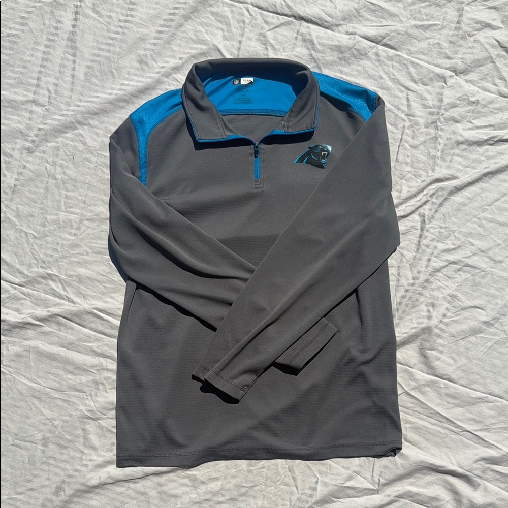 NFL Gray and Blue Men's Polo Shirt